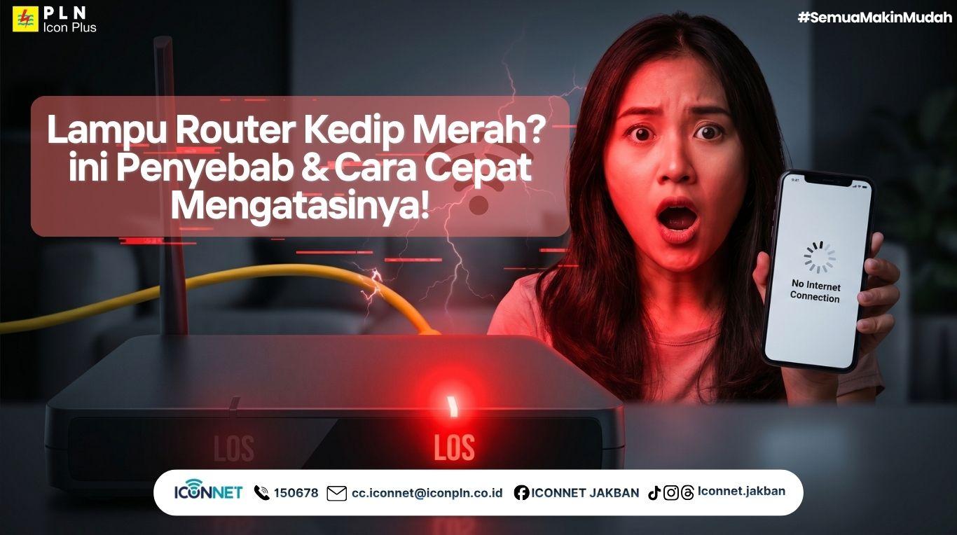 Lampu Router Tiba-tiba Kedip Merah? Jangan Panik, Ini Penyebab & Cara Cepat Mengatasinya!